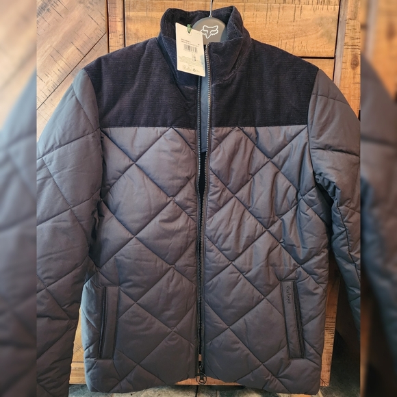 NWT Barbour Elmwood Quilted Jacket Sz Medium in Black - Picture 1 of 6